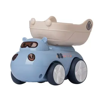 

Kids Hippo Transport Car Toy Car With Tractor Sound Friendly Plastic Transport Toys Cars For Kids, Boys & Girls New