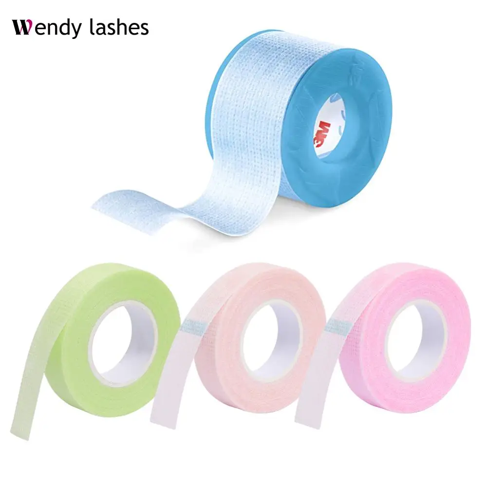 

Eyelash Extension Green Tape Sticker Isolation With Holes Breathable Sensitive Resistant Non-woven Patches Eye Pads Makeup Tool