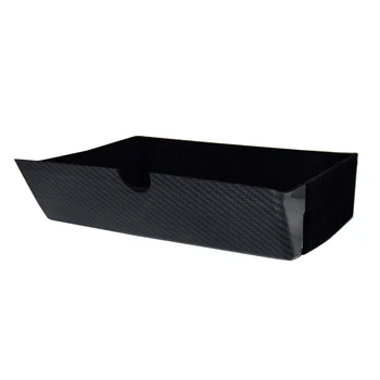 

ABS Carbon Fiber Style Center Console Storage Box Drawer Tray For Tesla Model For Tesla Model X Model S 2012 -2019