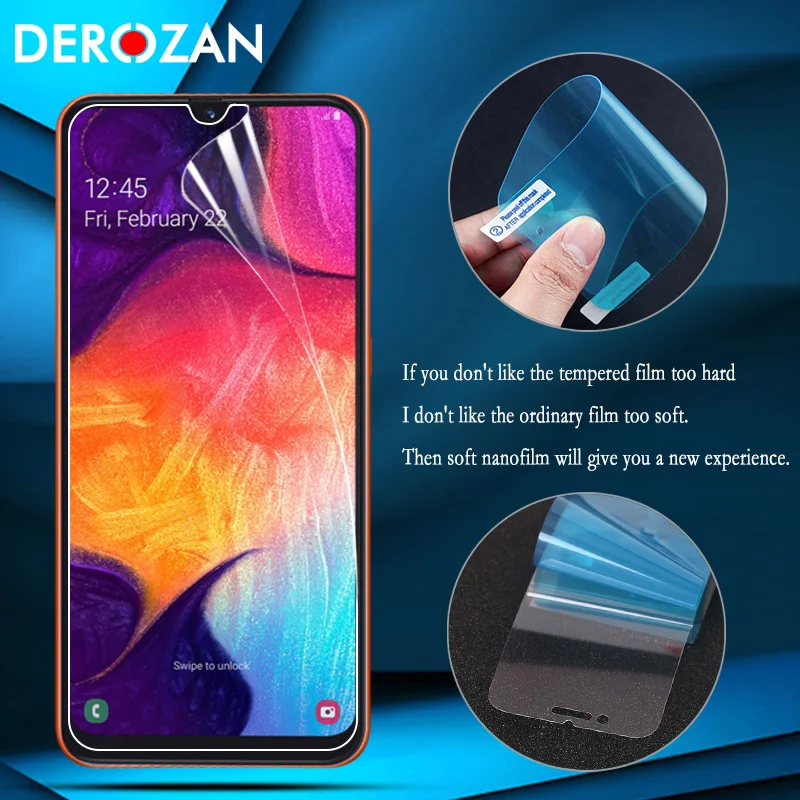 

Screen Protector For Samsung A50 A70 A40 A30 A10 A10e Nano Explosion-proof Film for Samsung Galaxy A50 A70 A40 A30 A10 A10e Film