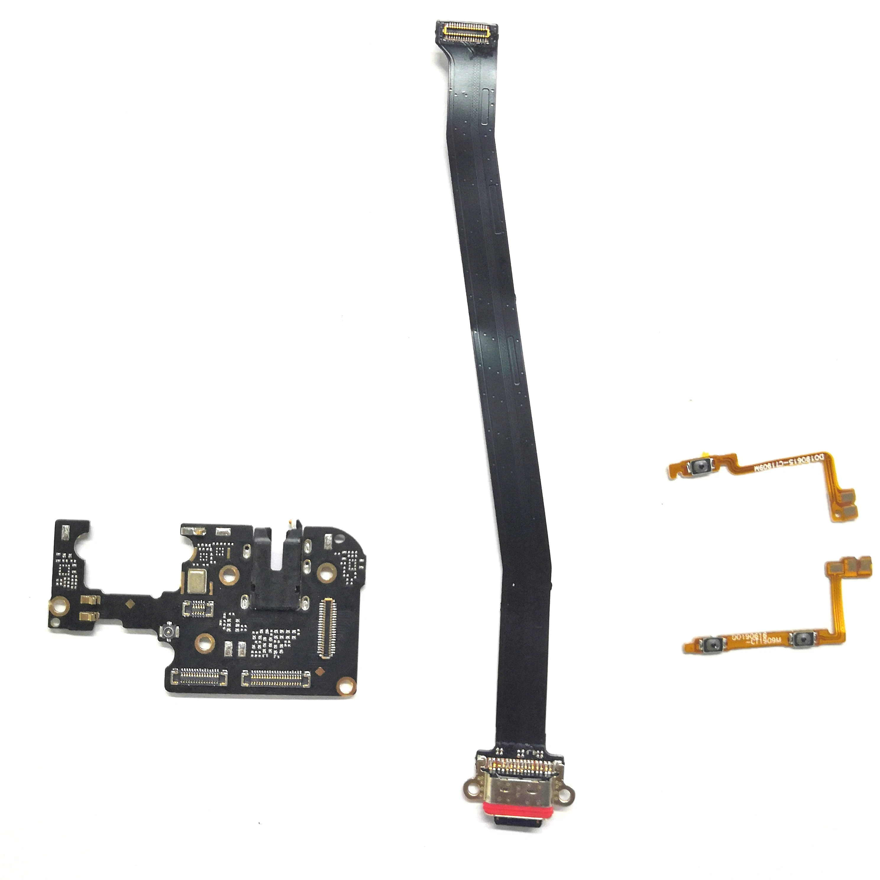 

For OPPO Reno Z Charging Port flex Cable+Power volume flex cable +Earphone Audio Jack Port connector Flex cable