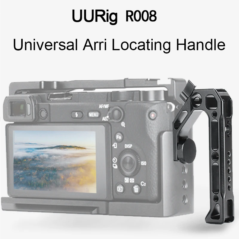 UURig R008 Камера Холодный башмак Ручка Рукоятка с Arri определение местоположения внешний монитор микрофон для Nikon Canon M50 sony DSLR камера s
