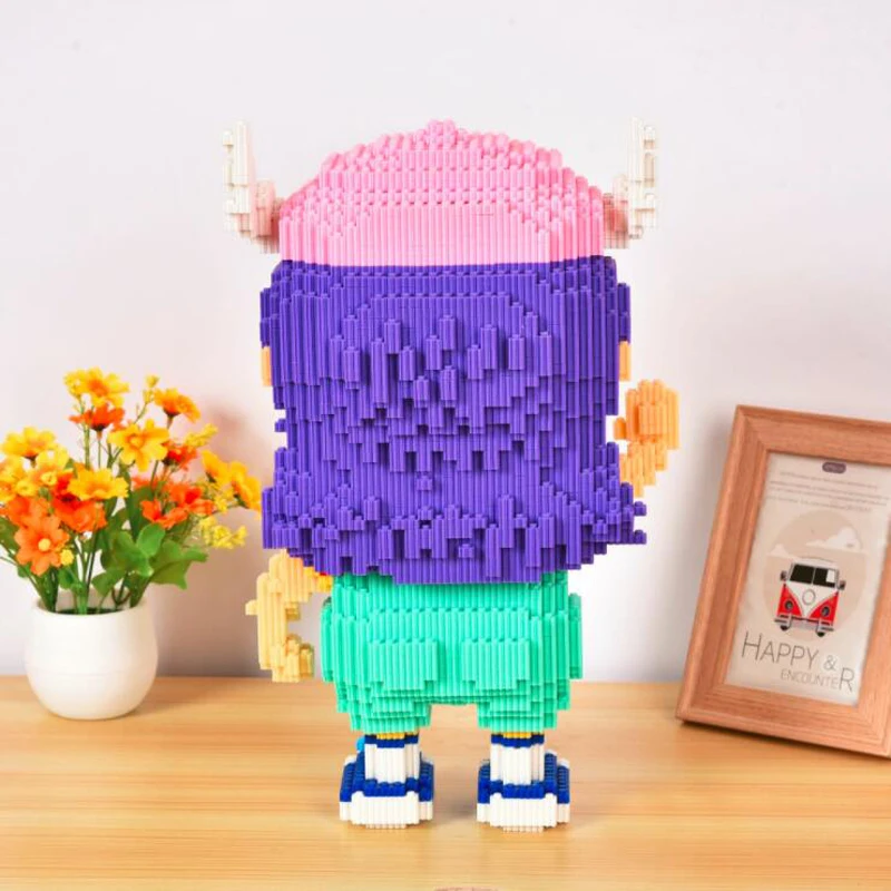 Xizai 8053 аниме мультфильм Dr.Slump Alrale Девушка ангел 3D модель DIY Мини Волшебные блоки