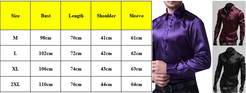 Мужские рубашки-смокинги в английском стиле, отложной воротник, длинный рукав, однобортный тип застежки, однотонный узор