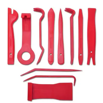 

Car Audio Disassembly Tool Interior Buckle Door Panel Removal Modification Tool Red Horn Screwdriver Rocker 12 Piece Set