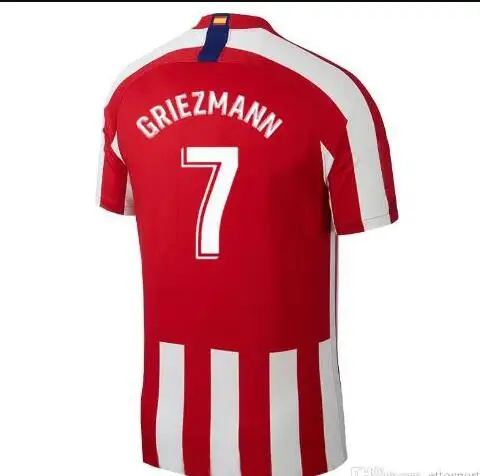 Атлетико Madrides футбольная Джерси GRIEZMANN KOKE GABI JOAO FELIX Косты GODIN MORATA Быстрый переход Атлетико Madrides - Цвет: shirt
