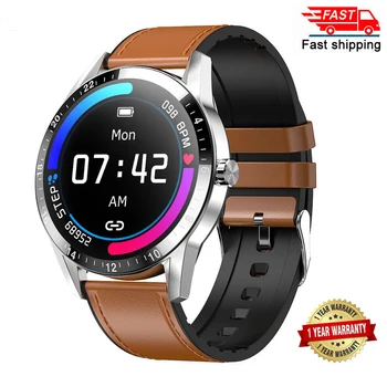 

G20 Full Touch Smart Watch Men Business Style Support Bluetooth Call Heart Rate Monitor Fitness Tracker Waterproof Smart Watch