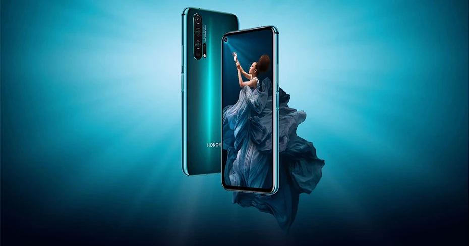 Google Play Honor 20 Pro, 8 ГБ, 128 ГБ, 256 ГБ, 48 МП, четыре тыловые камеры, 20Pro, NFC, Kirin 980, четыре ядра, 6,26 дюйма, 4000 мАч, смартфон