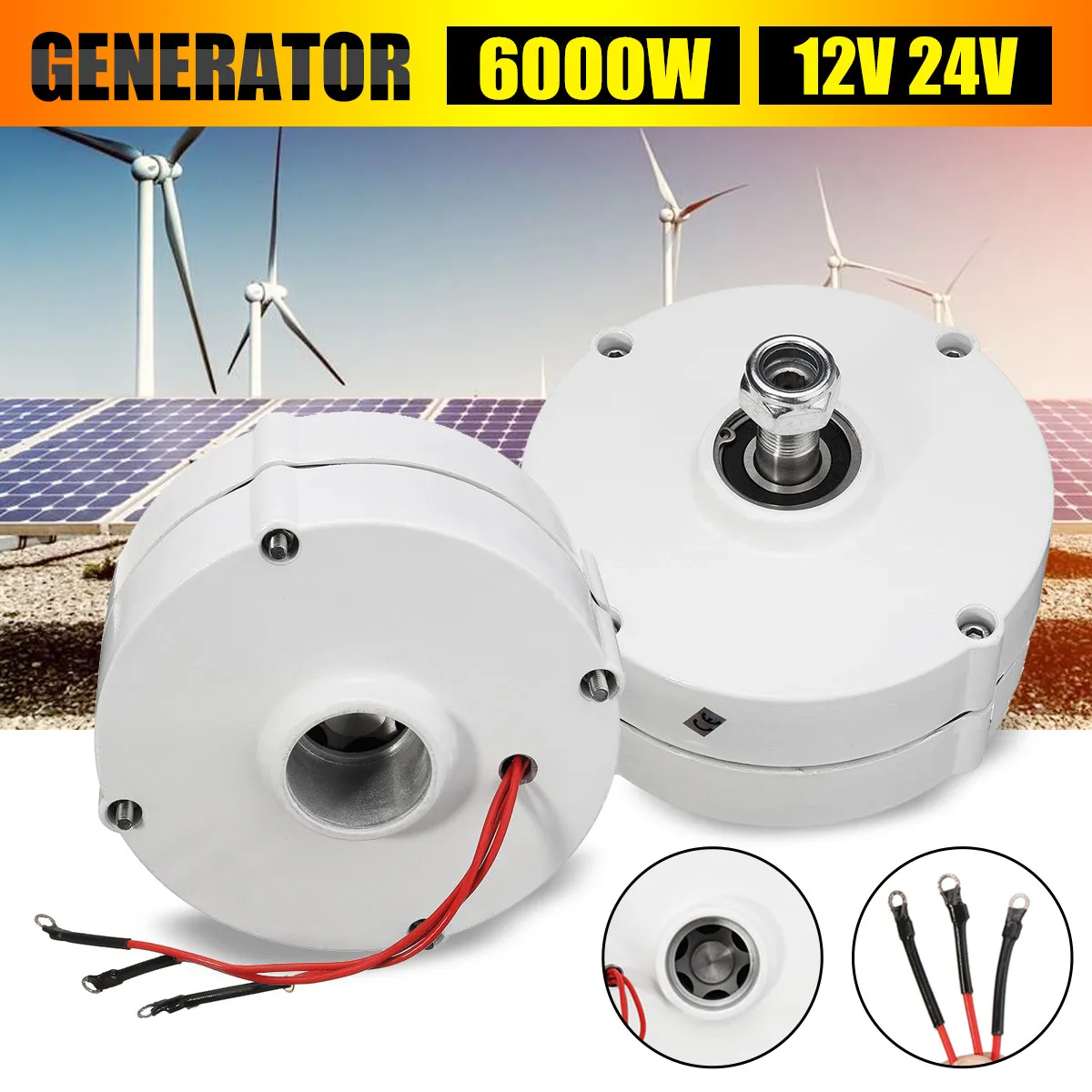 400 W Permanent Magnet Generator 550 r/m 3 Phase AC Permanent Magnet Generator Aluminium Alloy Shell Electric Motor Industrial Supply (with Rectifier 48 V 400 W Permanent Magnet Generator 550 r/m 3 Phase AC Permanent Magnet Generator Aluminium Alloy Shell Electric Motor Industrial Supply (with Rectifier 48 V