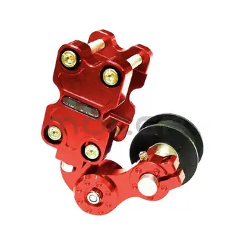 

Moto Bike CNC Chain Tensioner Adjuster on Roller for Less Than 400cc