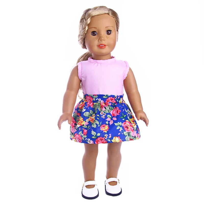 Кукольная одежда симпатичное платье принцессы для 18-дюймовые американская кукла& 43 см для ухода за ребенком для мам для новорожденных нашего поколения на Рождество и день рождения для девочек, подарок - Цвет: b145