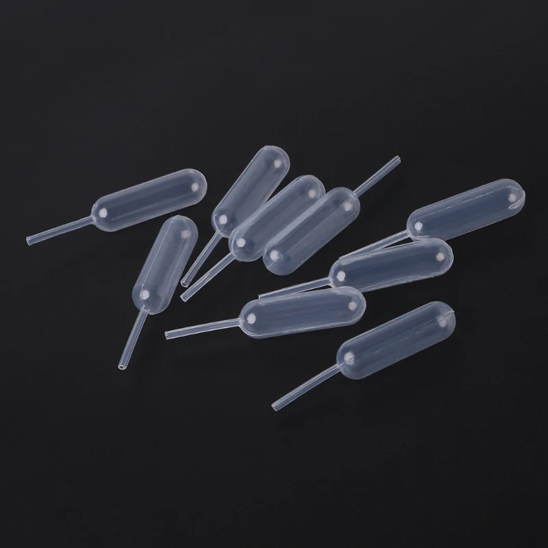 

50pcs Plastic Squeeze Transfer Pipettes Dropper For Cupcakes Strawberries 4ml