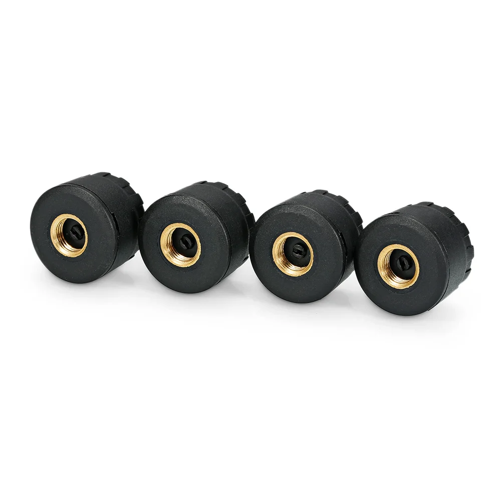 Zeepin D2 TPMS с 4 внешними внутренними датчиками прикуривателя 4 сезона Предупреждение давления в шинах