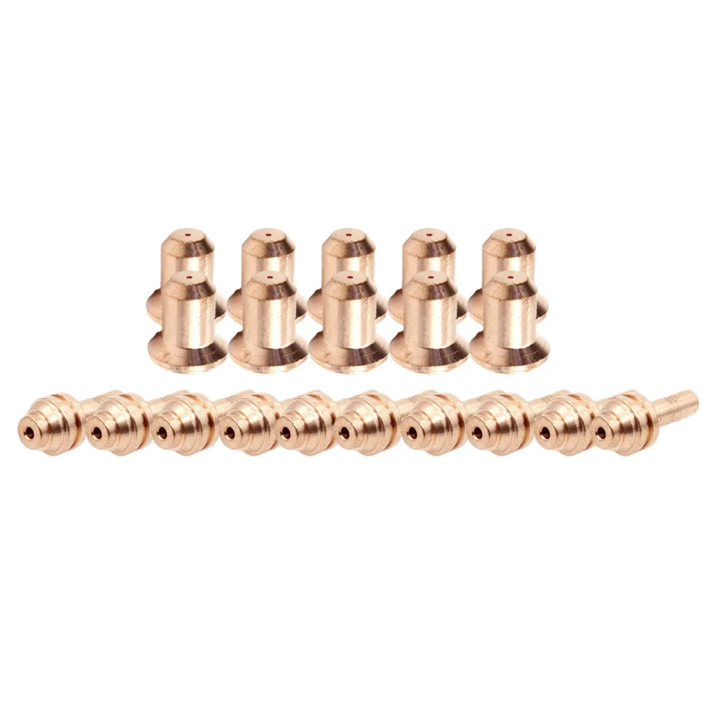 

20pcs Plasma Torch 176656 Tips 176655 Electrodes For Miller 25C/27C 375Xtreme For 176656 WSP-20028/176655 WSP-20027 Torch Kit