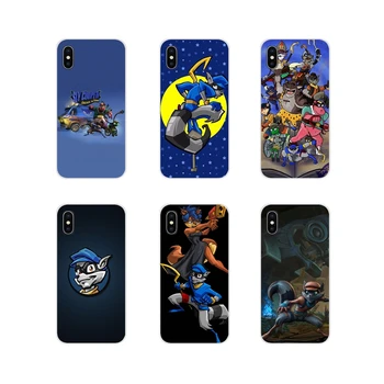

For Xiaomi Redmi 4A S2 Note 3 3S 4 4X 5 Plus 6 7 6A Pro Pocophone F1 Comic Sly Cooper blue Accessories Phone Cases Covers