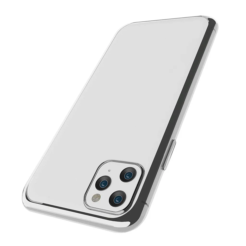Полностью Гальваническая защита для телефона из ТПУ амортизатор для IPhone 11 pro силиконовый защитный чехол для телефона для IPhone 11 XR