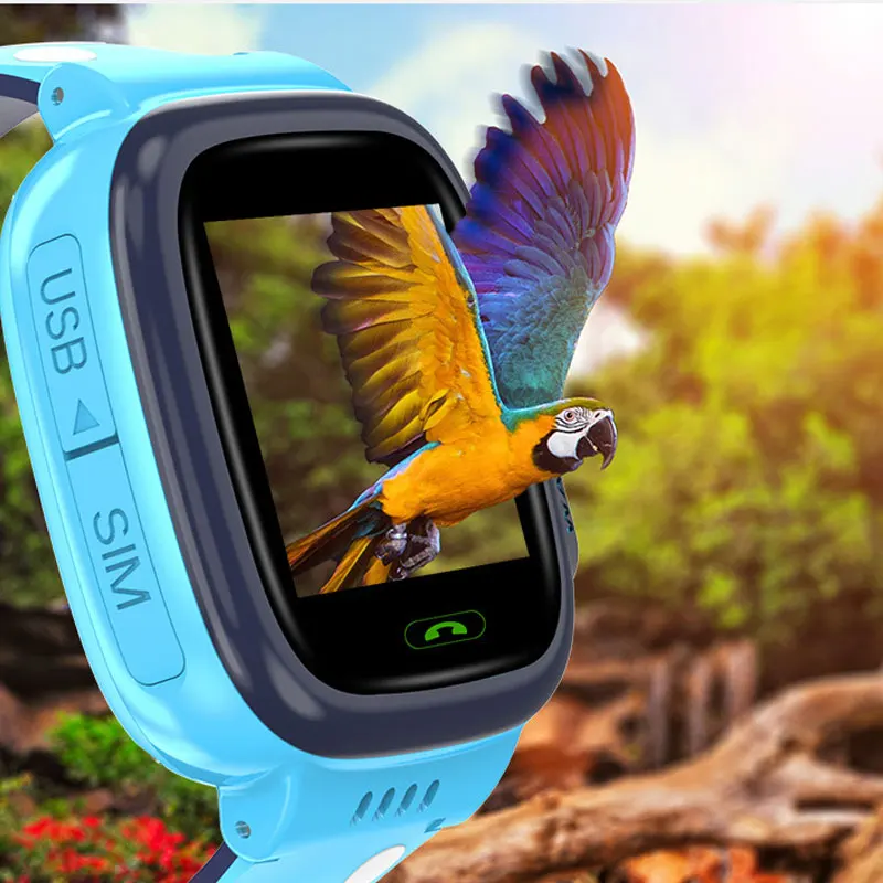 Детские Смарт часы с Wi Fi GPS позиционирование IP67 водонепроницаемый дисплей OLED 1 44