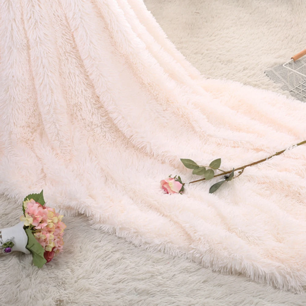 Двухслойное толстое плюшевое одеяло, летнее воздухопроницаемое одеяло, мягкое флисовое покрывало для дивана, кровати, 130x160/160x200 см