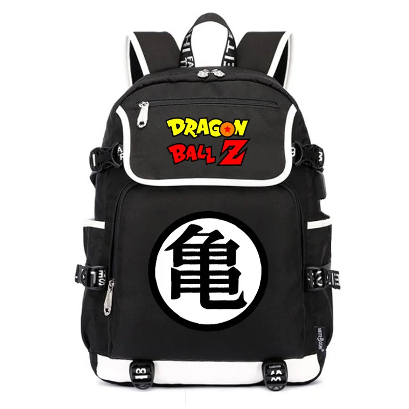 Dragon Ball Аниме Bookbag Оксфорд школьные сумки для девочек подростков зарядка через usb Ноутбук Рюкзак Большой Путешествия Bagpack Сон Гоку Rugzak