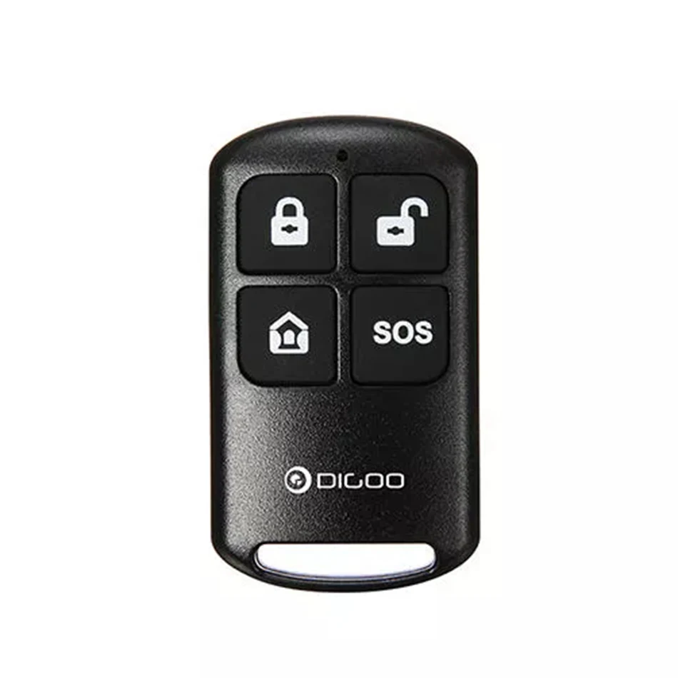 black controller Digoo DG-HOSA охранной сигнализации наборы окна двери сенсор PIR детектор беспроводной пульт дистанционного управления внешний сигнал сирена для умного дома - Цвет: black controller
