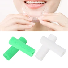 

4Pcs Silicone Stick Invisible Correction Retainer Orthodontic Teeth Chewies Retainer Seater Fit Tooth Smile Anti-brace Face Tool