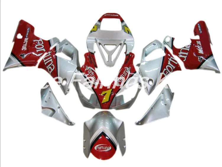 ABS полный обтекатель комплект подходит для Yamaha YZF-R1 YZF1000 R1 1998 1999 98 99 обтекатель комплект кузова серебристый красный