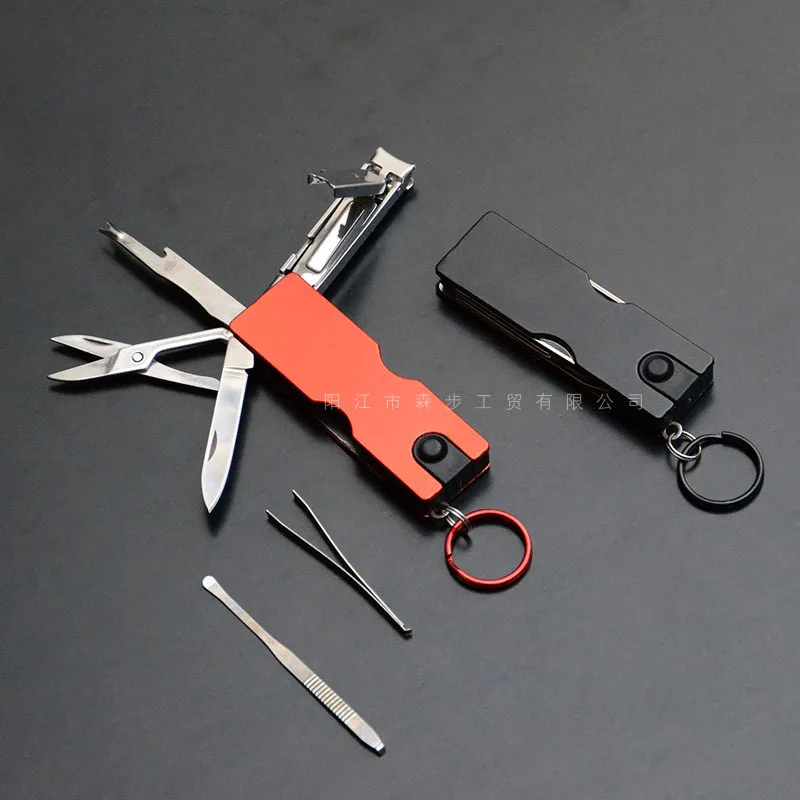 

Multi-functional Beauty dao qian Fashion Beauty Idea Book Compact Nail Clippers LED Beauty Tool Combination Knife