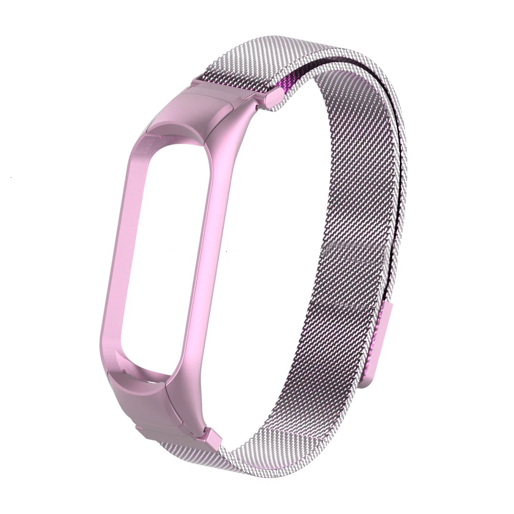 Браслет mi lanese для Xiaomi mi Band 3 4 спортивный ремешок часы из нержавеющей стали ремешок для mi band 3 4 браслет mi band 4 3 ремешок