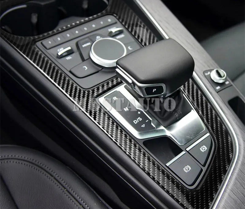 Для Audi A5 S5 карбоновая Центральная панель переключения передачи крышка коробки отделка- 1 шт