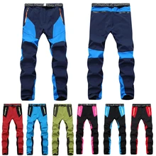 Спортивные мужские зимние лыжные брюки водонепроницаемые треккинговые походные брюки Софтшелл Pantalon De Caza Дорожные штаны для рыбалки и велоспорта