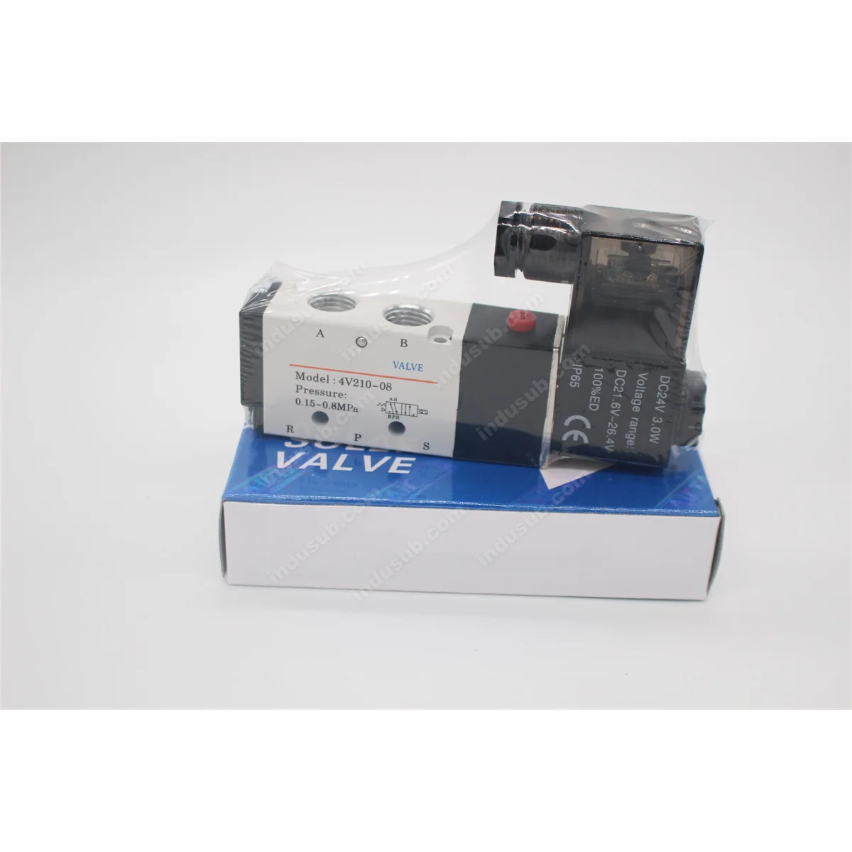 

4V210-08 Position 5 Port Air Solenoid Valves 1/4" Electric Port Size DC12V 24 AC110V 220V Pneumatic parts air control valve