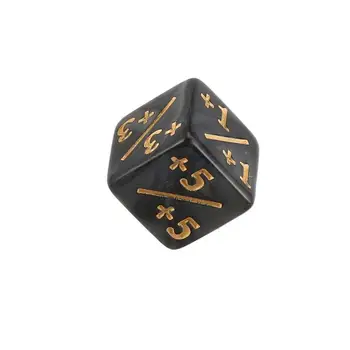 

10x Dice Counters 5 Positive +1/+1 & 5 Negative -1/-1 For Magic The Gathering Table Game Funny Dices High Quality