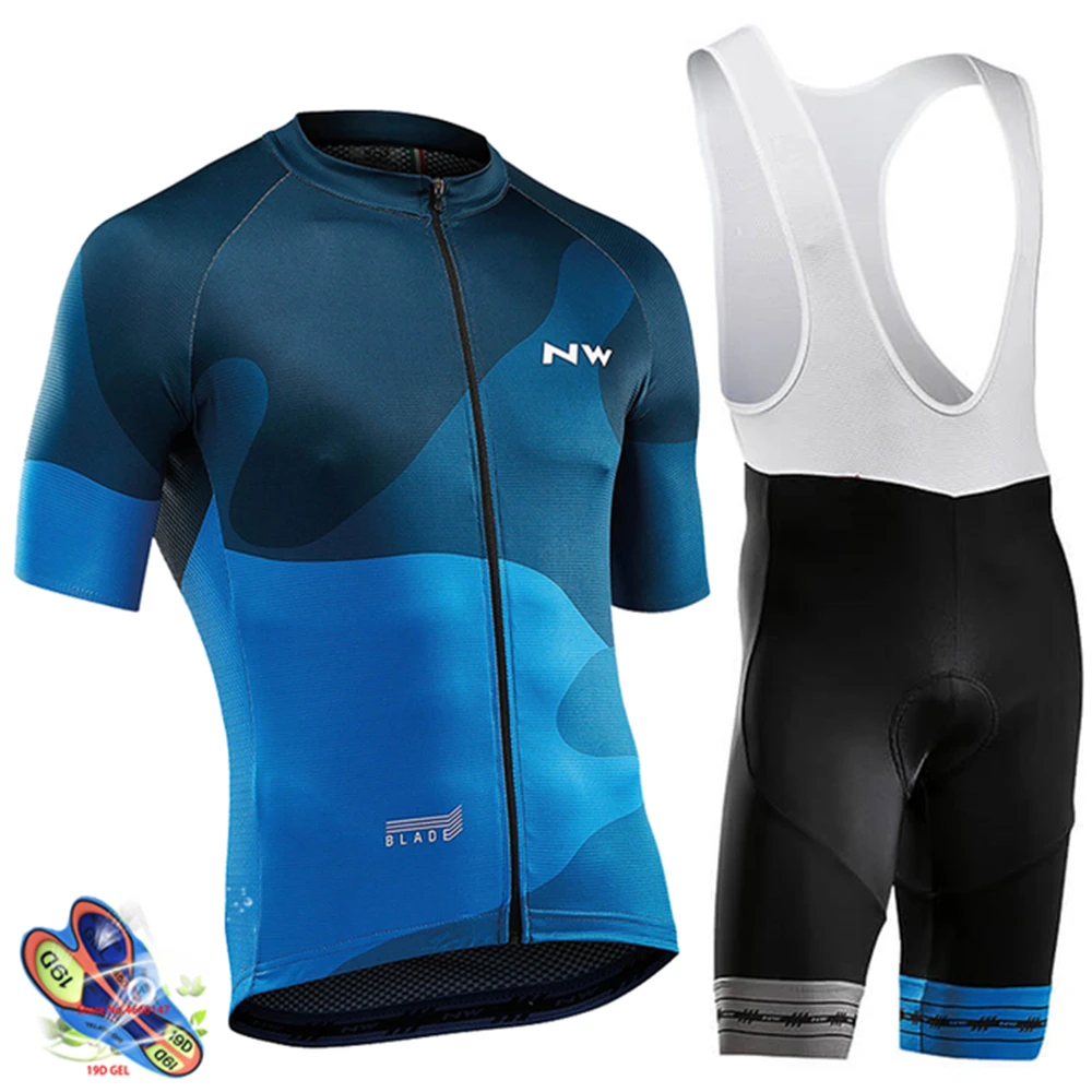 Northwave велосипедная майка Pro Team Ropa Ciclismo Hombre одежда для велоспорта велосипедный комбинезон шорты мужские Nw велосипед Джерси набор - Цвет: Bib cycling set