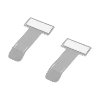 

2pcs/set Car Vehicle Parking Ticket Permit Holder Clip Fastener Stickers Kit