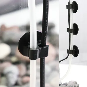 

5pcs Aquarium Suction Cup Clip Oxygen Tube Power Cord Buckle Fish Tank Wire Finisher Hose Pump for Heater Tubing Aquarium