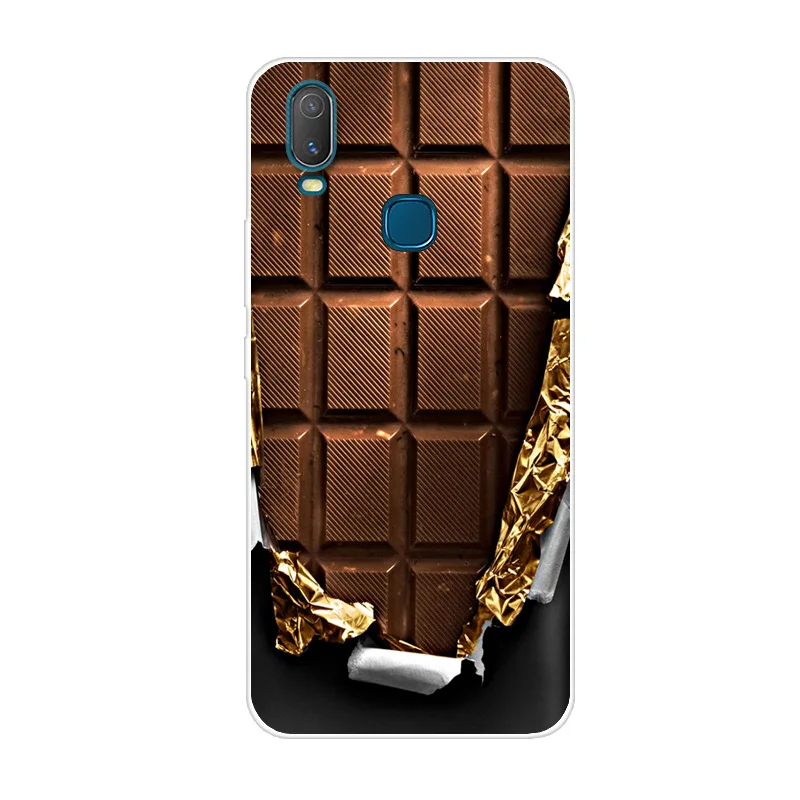 as photo 1 6,3" для Vivo Y11 чехол популярная Краска Мягкая Задняя накладка чехла из ТПУ для Vivo Y11 чехол крутой животный цветочный принт Funda Coque - Цвет: as photo 1