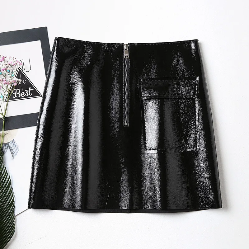 Lente Herfst Kantoor Dame Echt Leer Vrouwen Rok 2020 Formele Hoge Taille Mini Korte A-lijn Rok Pocket Vrouwen Rokken Vrouwelijke Lente Herfst Kantoor Dame Echt Leer Vrouwen Rok 2020 Formele Hoge Taille Mini Korte A-lijn Rok Pocket Vrouwen Rokken Vrouwelijke