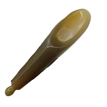 

Natural Yellow Horn Scraping Tube Horn Scraping Board Health Tool (Random Color)