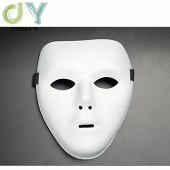 

PVC mask white hip-hop masked dancers party performances ghost dances Explosive green dance masks wholesale