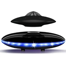Смарт Bluetooth колонки Магнитная подвеска НЛО стиль дизайн супер бас стерео Беспроводная зарядка HIFI Качество звука светодиодный светильник