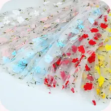 GLace 1Y/лот шифоновая 3D Цветочная вышивка из кружевной сетчатой ткани для одежды юбка ручной работы DIY Материал TX1370