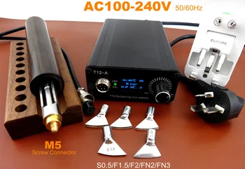 

100V-240V Leather Craft Electric Edging Creasing Machine Soldering Iron Replace Head Tip Creaser Edger Tool Set Carving Stamping