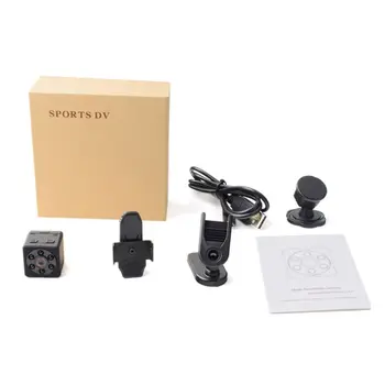 

Mini Portable Wireless Camera 1080P HD Night Vision Cam for Home Car Office Use D08A
