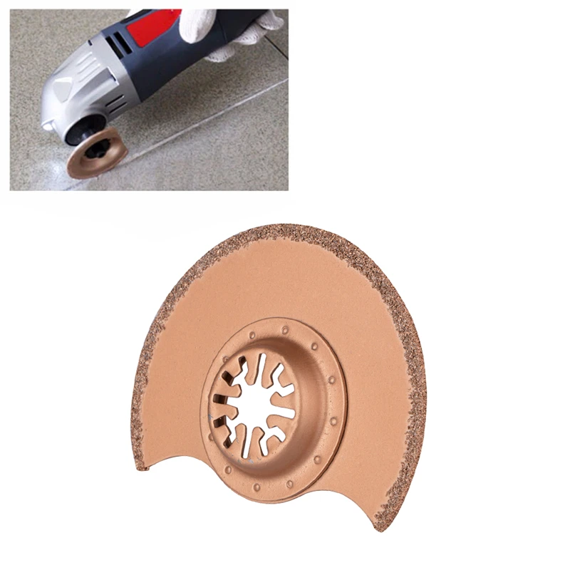 

Carbide segment saw blade for oscillating multi tool accessories as Fein multimaster,Dremel power tool,88mm