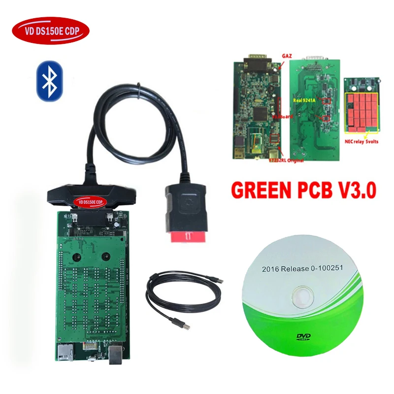 

Newest Obd Obd2 Scan vd ds150e cdp 2016.0 Newest/ 2015.3 keygen software for delphis car truck diagnostic tool New vci.