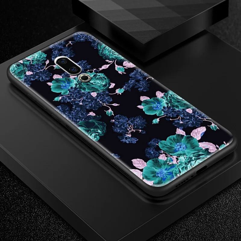W160 Для Meizu 16s 16th плюс 16X M6T M882Q M892Q закаленное Стекло чехол для Meizu M5 M6 M8 M9 Примечание силиконовый мягкий ТПУ чехол бампер ракушками - Цвет: W160
