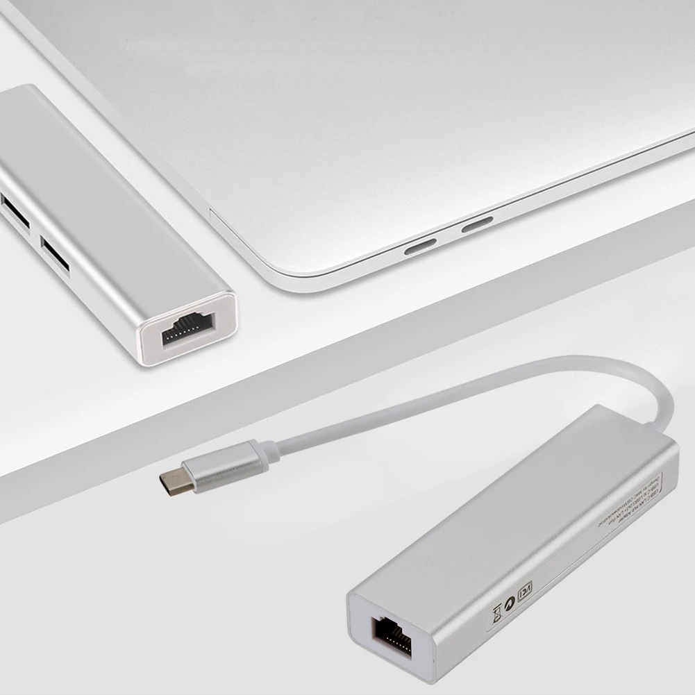 LAN Ethernet USB внешний сетевой адаптер для ноутбука Kilomega концентратор Алюминиевый сплав разъемы type-c к RJ45