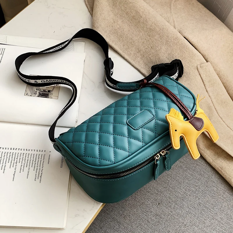 

2019 Fashion Women Crossbody Bag Chest Bag Female All-match Wide Strap Single Shoulder Messenger Bags Small Mobile Phone Package