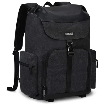 

CADEN M8 Camera Backpack Canvas Waterproof Camera Bag Outdoor Wear-Resistant Large Photography Bag for Nikon Canon Sony SLR