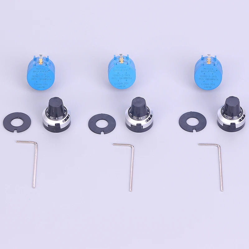 NEW 3590S-2-203L 2/5/20KOhm Potentiometer With 10 Turns Counting Dial Rotary Knob Electronic Components Wholesale
